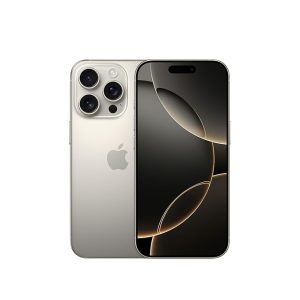 iphone 16 pro 256 gb: 5g mobile phone with camera control, 4k 120 fps dolby vision and a huge leap in battery life. works with airpods; natural titanium